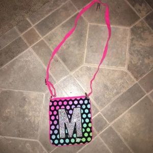Justice M Monogrammed bag